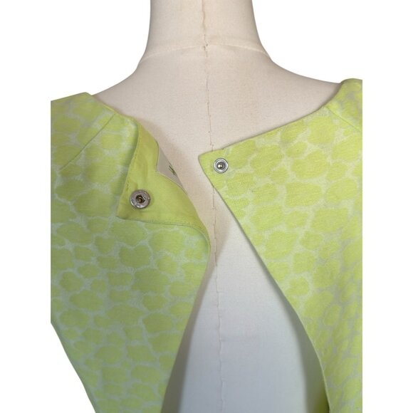 H&M Conscious Collection Round Neck Sleeveless Ruffled Open Back Dress Sz 8 - Picture 5 of 9